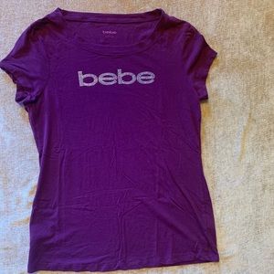 Purple Bebe Logo Tshirt